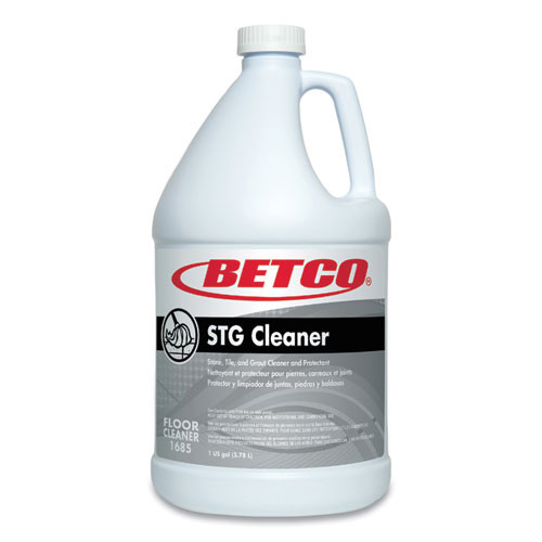 Betco Stone, Tile, Grout Cleaner And Protectant, Pleasant Scent, 1 Gal Bottle, 4/carton
